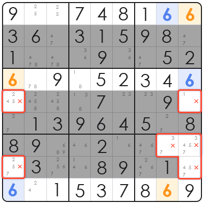 technique to solve sudoku